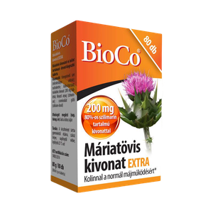 BioCo Máriatövis kivonat Extra tabletta (80x) termék kép