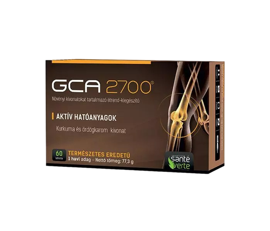 GCA 2700 Aktív Kurkuma Ördögkarom tabletta (60x)