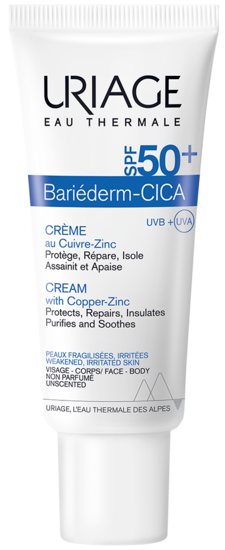 Uriage Bariéderm Cica Cu-Zn sebkezelő SPF50+ (40ml)
