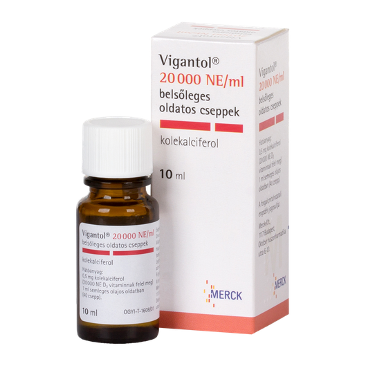 Vigantol 20000 NE/ml belsőleges oldatos cseppek (10ml)
