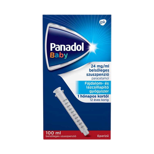 Panadol Baby 24mg/ml belsőleges szuszpenzió/42 (100ml) termék kép