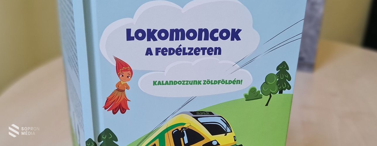 Lokomoncok a fedélzeten - kalandozzunk Zöldföldén! – mesekönyvet jelentetett meg a GYSEV Zrt.