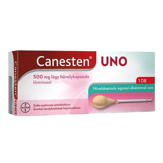 Canesten Uno 500 mg lágy hüvelykapszula (1x)