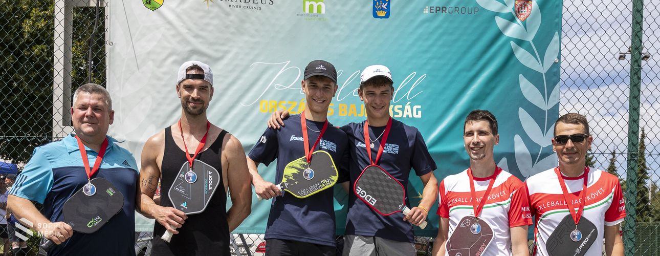 Sopronban hirdették ki az Országos Pickleball Bajnokság férfi páros kategóriájának eredményeit