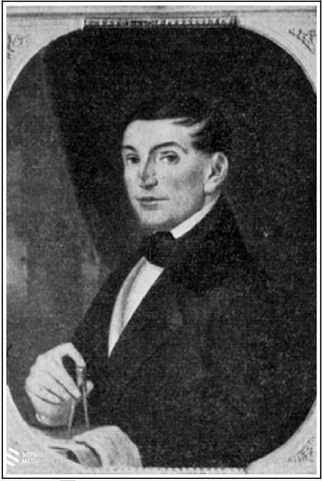Handler József építőmester (Kugler J. festménye a Liszt Ferenc Múzeumban)