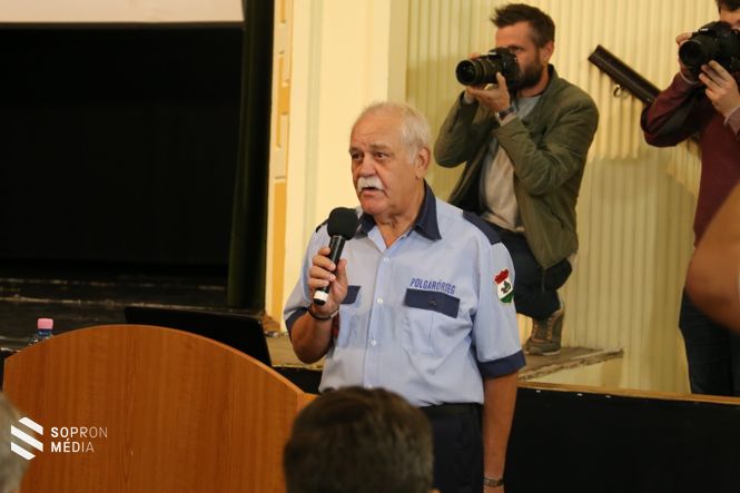 Vig József Attila, a Soproni Polgárőr Egyesület elnöke