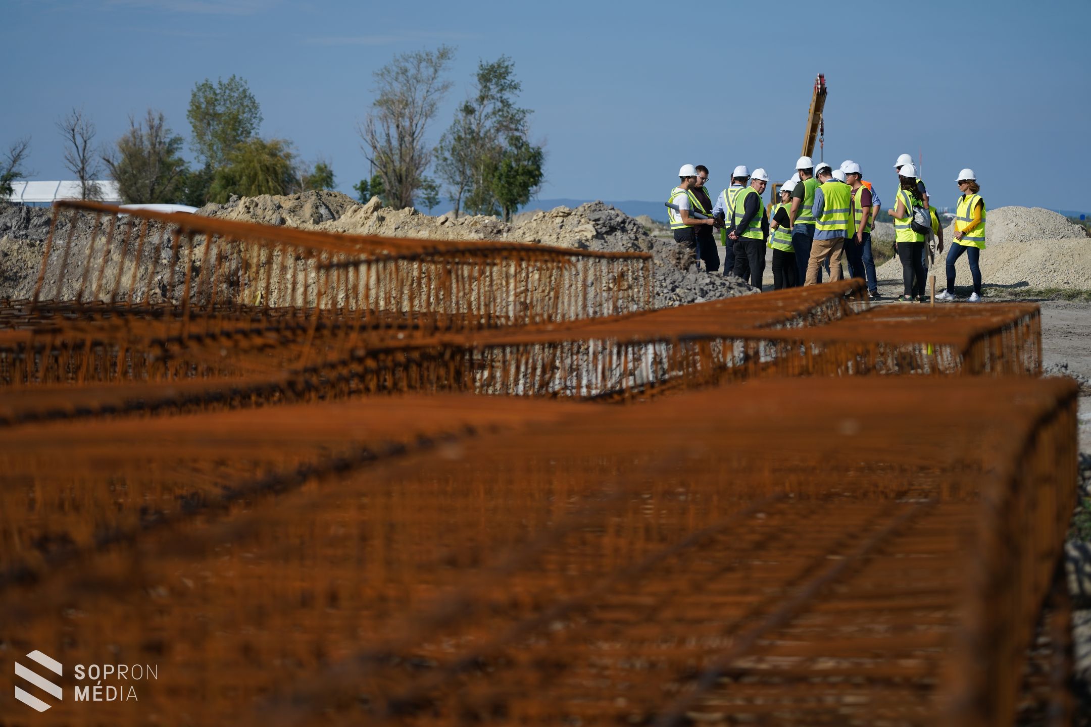 Sajtóbejárást tartottak a Fertő Part beruházás helyszínén