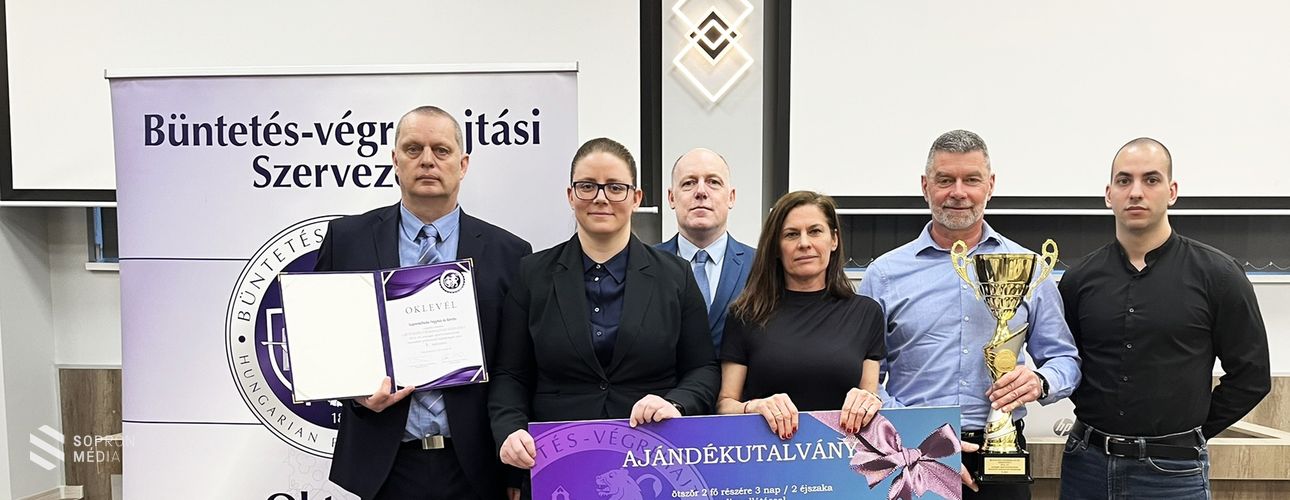 Sopronkőhida az első a büntetés-végrehajtási szervek között