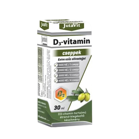 JutaVit D3-vitamin Olivaolajjal 1000NE csepp (30ml)
