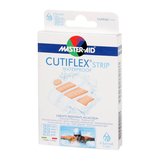 MASTER AID Cutiflex strips vízálló, áttetsző (20x)