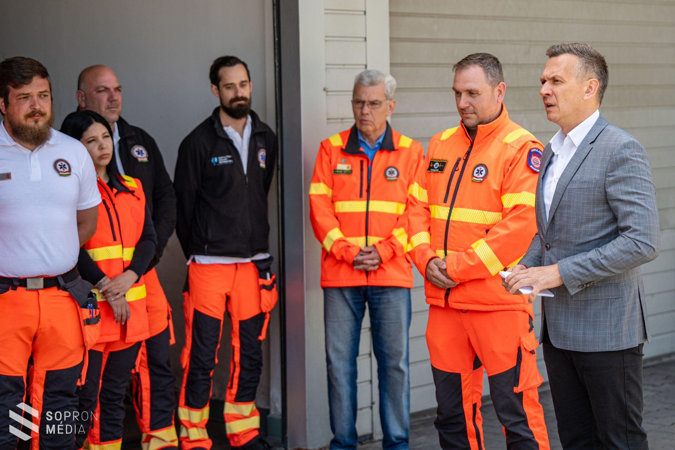 Sopronban 2025-ben is megköszönték a mentők áldozatos munkáját