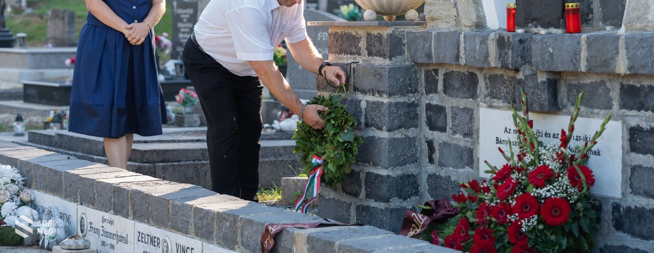 A brennbergi bányaszerencsétlenségek áldozataira emlékeztek