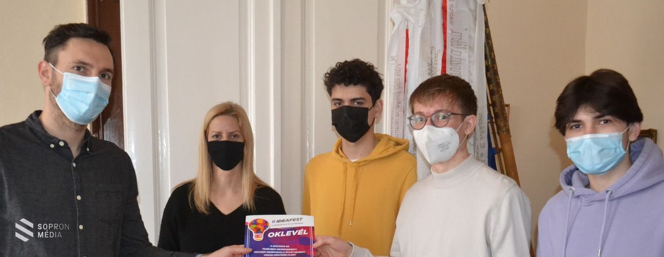 A három licista ott  lesz az IdeaFest ötletversenyének országos döntőjén