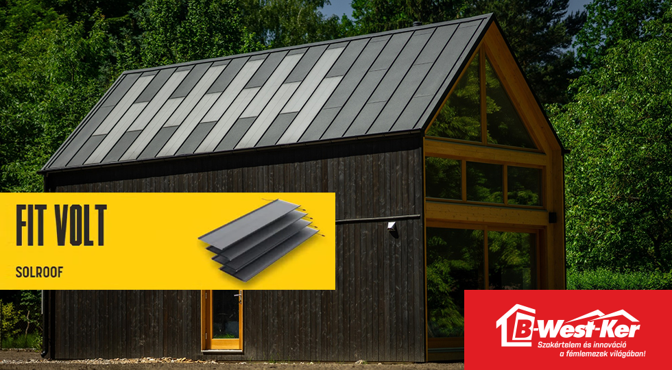 SOLROOF - FIT VOLT napelemes tetőpanelek!
