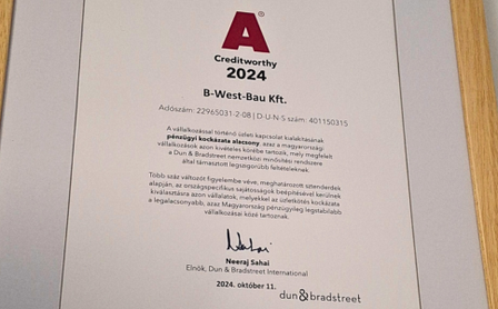 Hitelesség a bizonytalan időkben: Dun & Bradstreet tanúsítványt nyertünk!