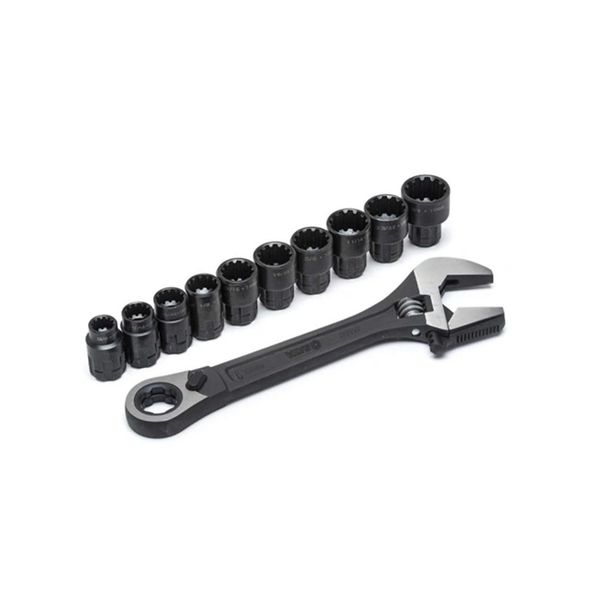 Sata állítható univerzális villáskulcs készlet 10-19mm, 11 részes