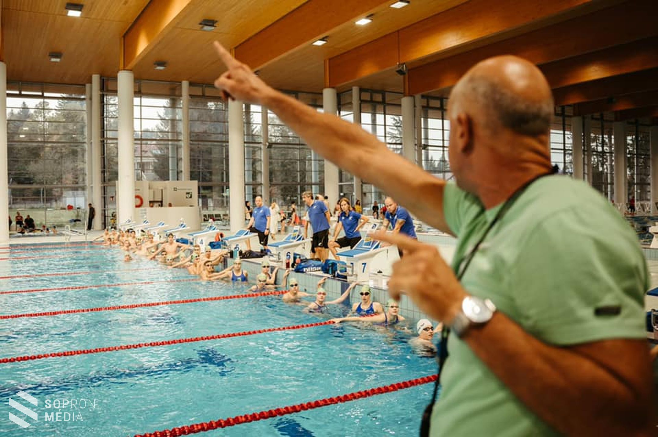 Ismét edzőtábornak ad otthont az új Lőver Uszoda