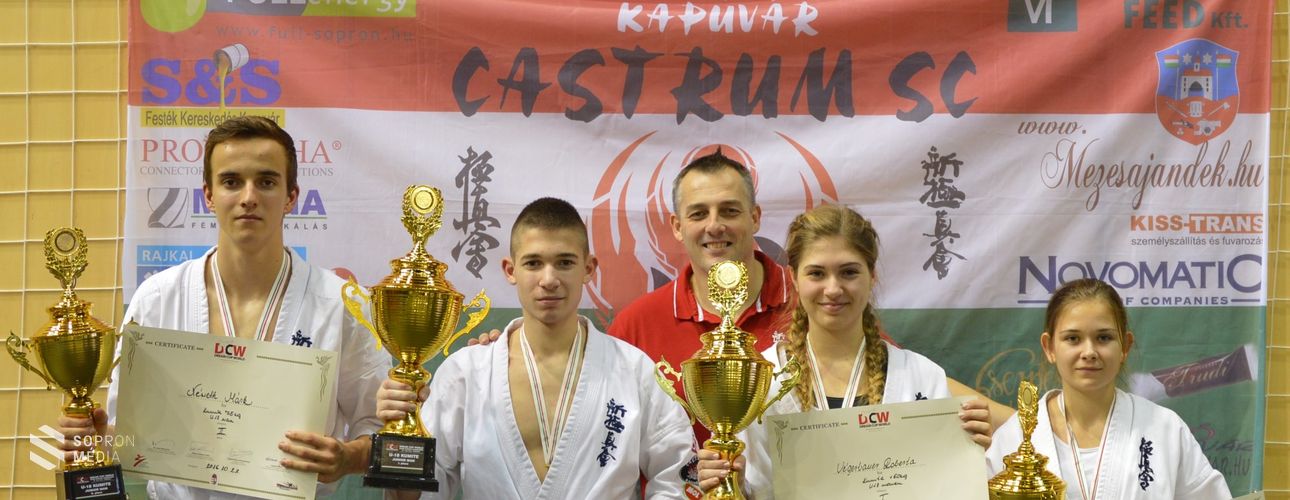 Karate Utánpótlás Világkupán is remekelt a Castrum