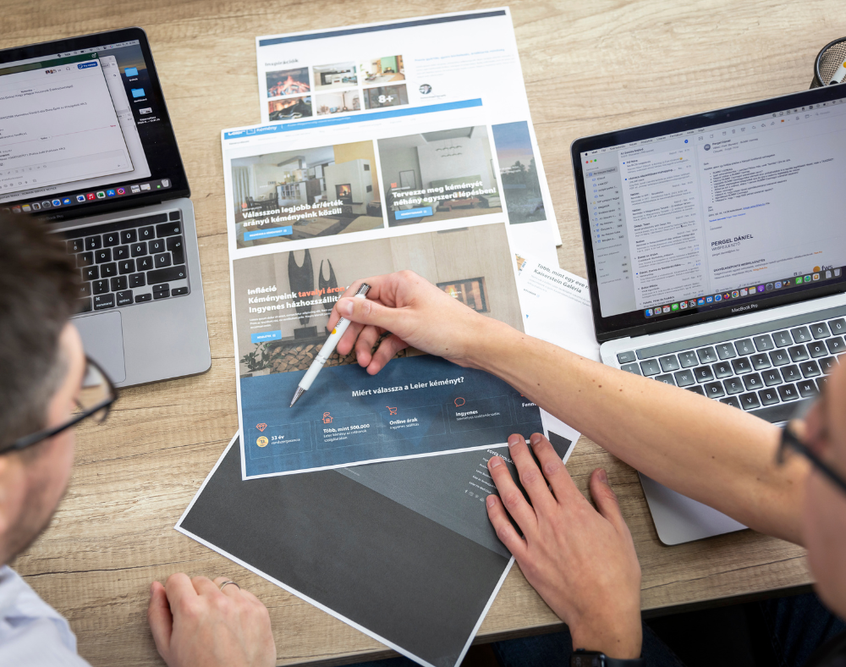 Egyedi webdesign készítés lépés képe
