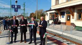 Elkészült az új szigetperon és átépítették a vágányhálózatot Kapuváron