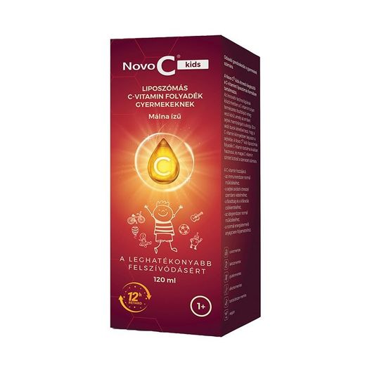 Novo C Kids liposzómás Multivit. erdei gyümölcs (120ml)