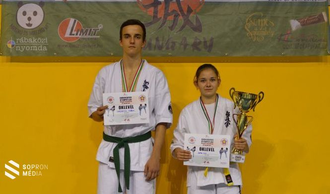 A Castrum SC. sikeres versenyzői Németh Márk és Bán Lili