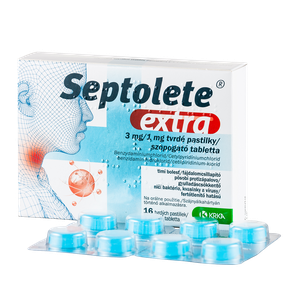 Septolete extra 3 mg/1 mg szop.tabl. Eukaliptusz (16x) termék kép