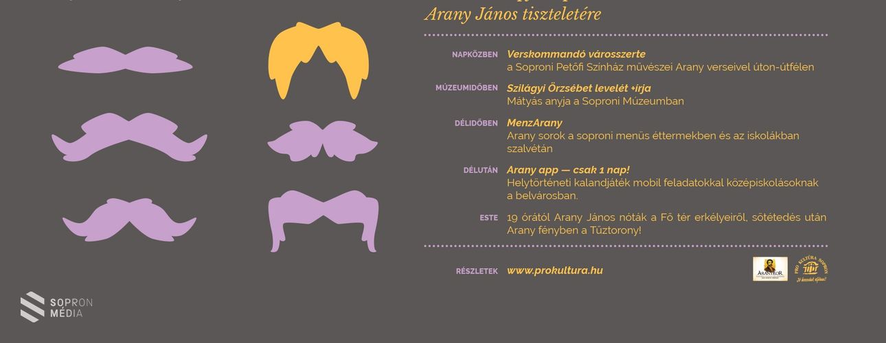 Irány Arany! – Költészet napja Sopronban