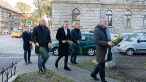 Lackner Kristóf emléke előtt tisztelgett a városvezetés