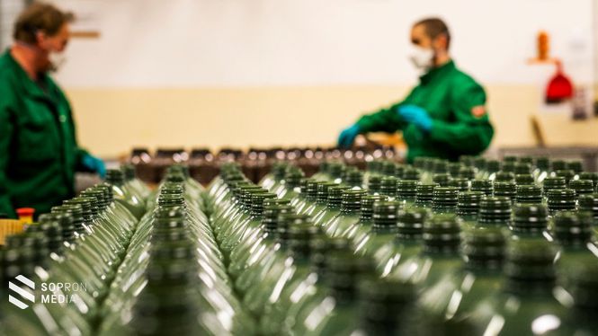 A MOL Hygi fertőtlenítőszert gyárt a cég almásfüzitői gyárában 