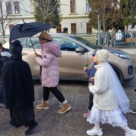 Vidám télbúcsúztatás Bánfalván