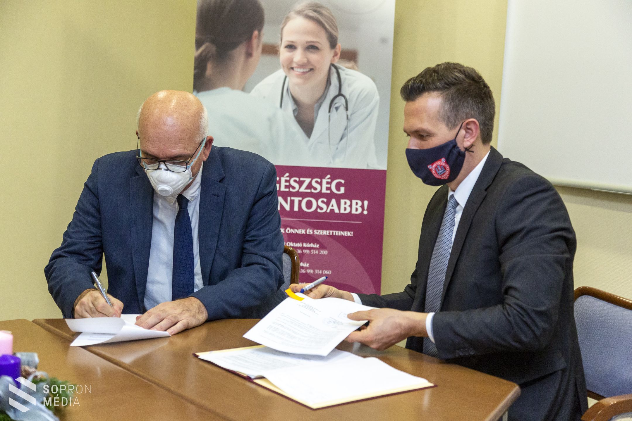 Harminc millió forinttal támogatja az önkormányzat a Soproni Gyógyközpontot 