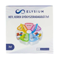 Elysium heti kerek gyógyszeradagoló - 7x1 (1x)