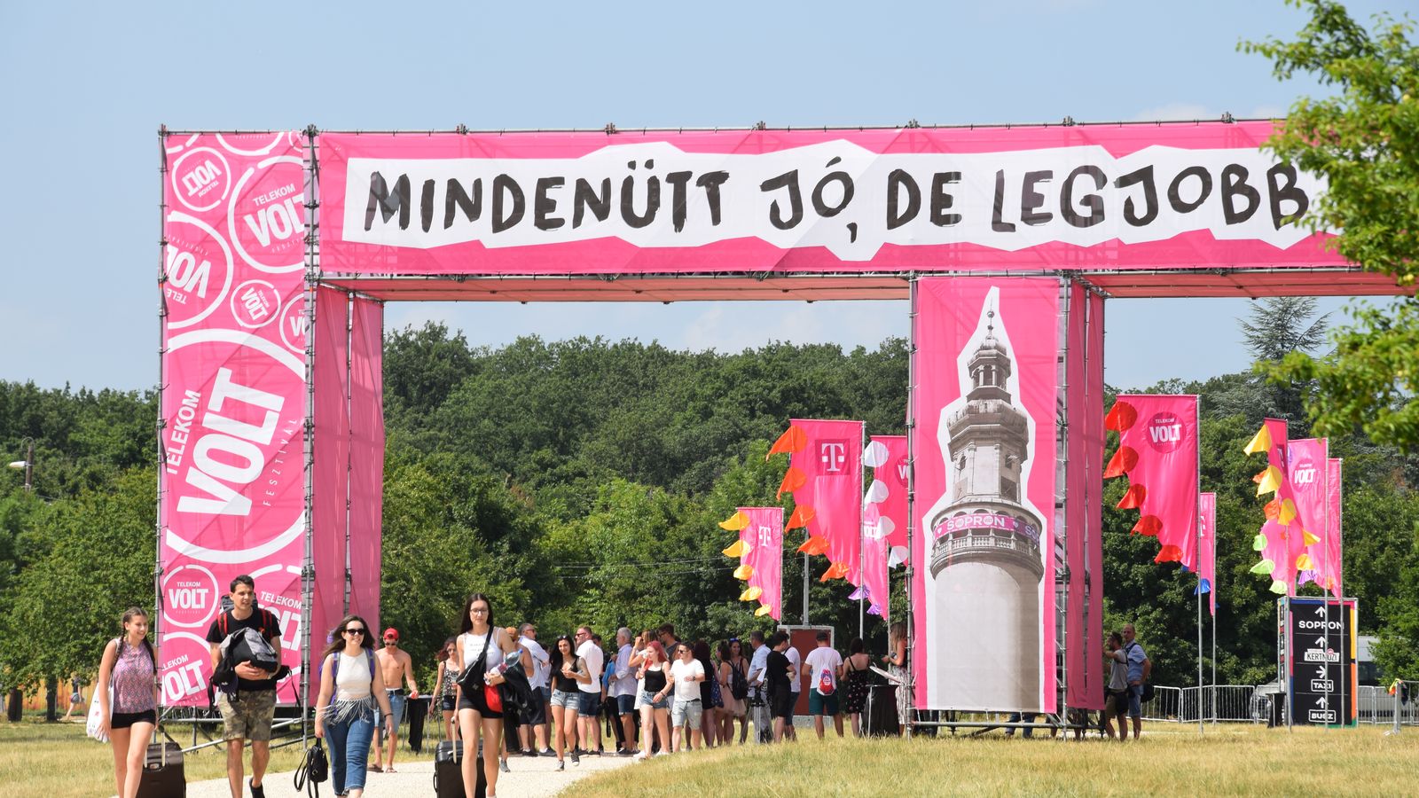 Memorial site at the Volt Festival