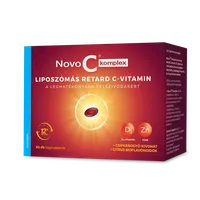 Novo C Komplex liposzómális C D3 Zn kapszula (60x)