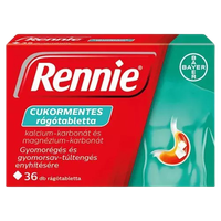 Rennie cukormentes rágótabletta (36x)