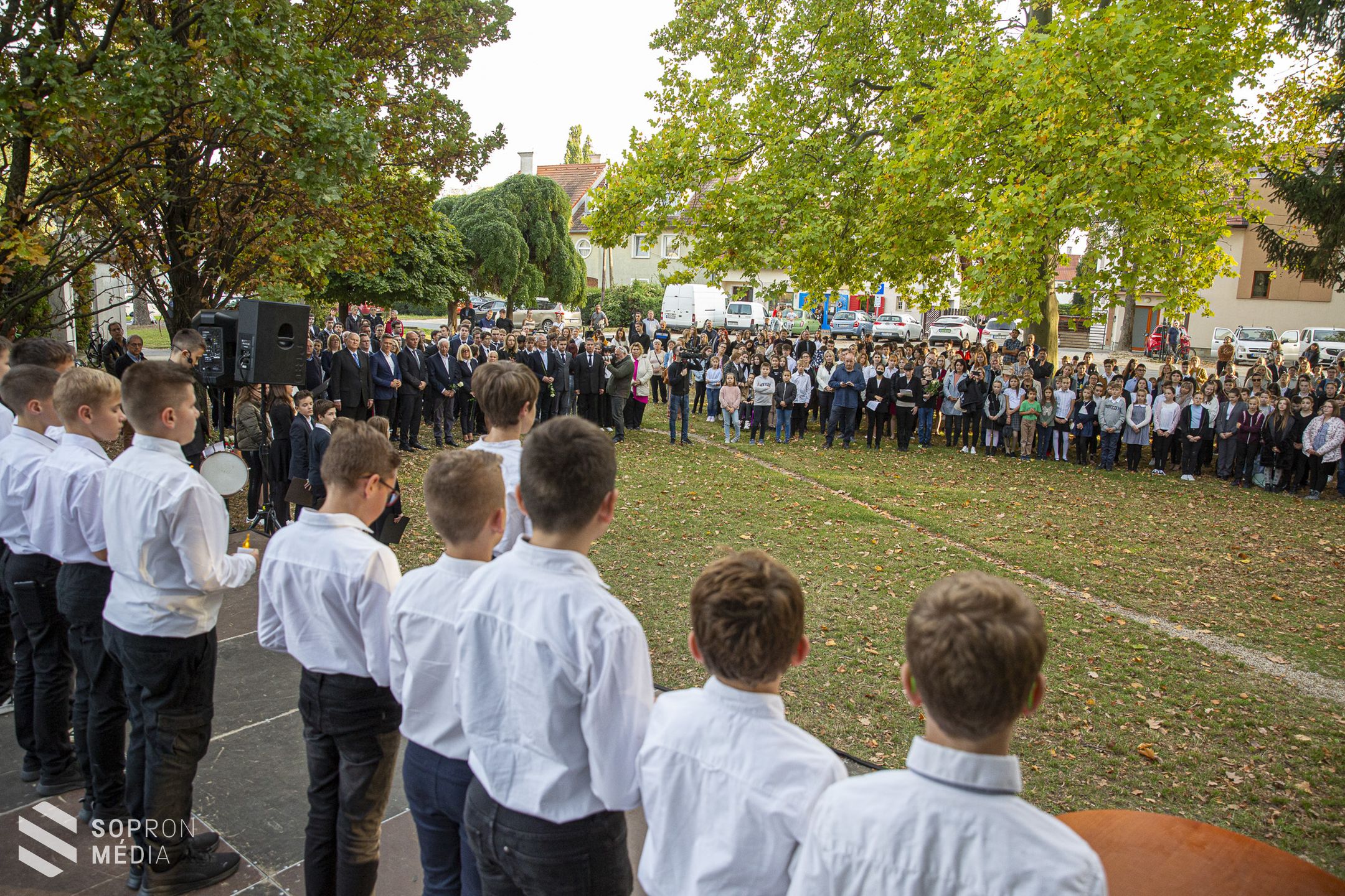 Az aradi vértanúk emléke előtt tisztelgett Sopron