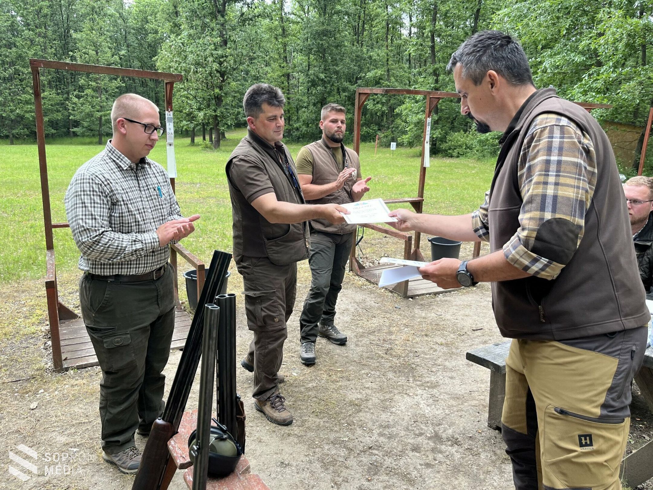 A TAEG Zrt. hivatásos vadásza bronzérmes a vármegyei hivatásos vadász versenyen