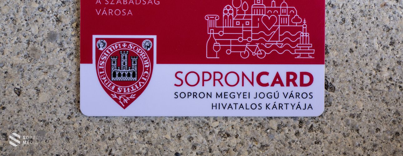 Július elsején indul a Sopron Card városkártya!