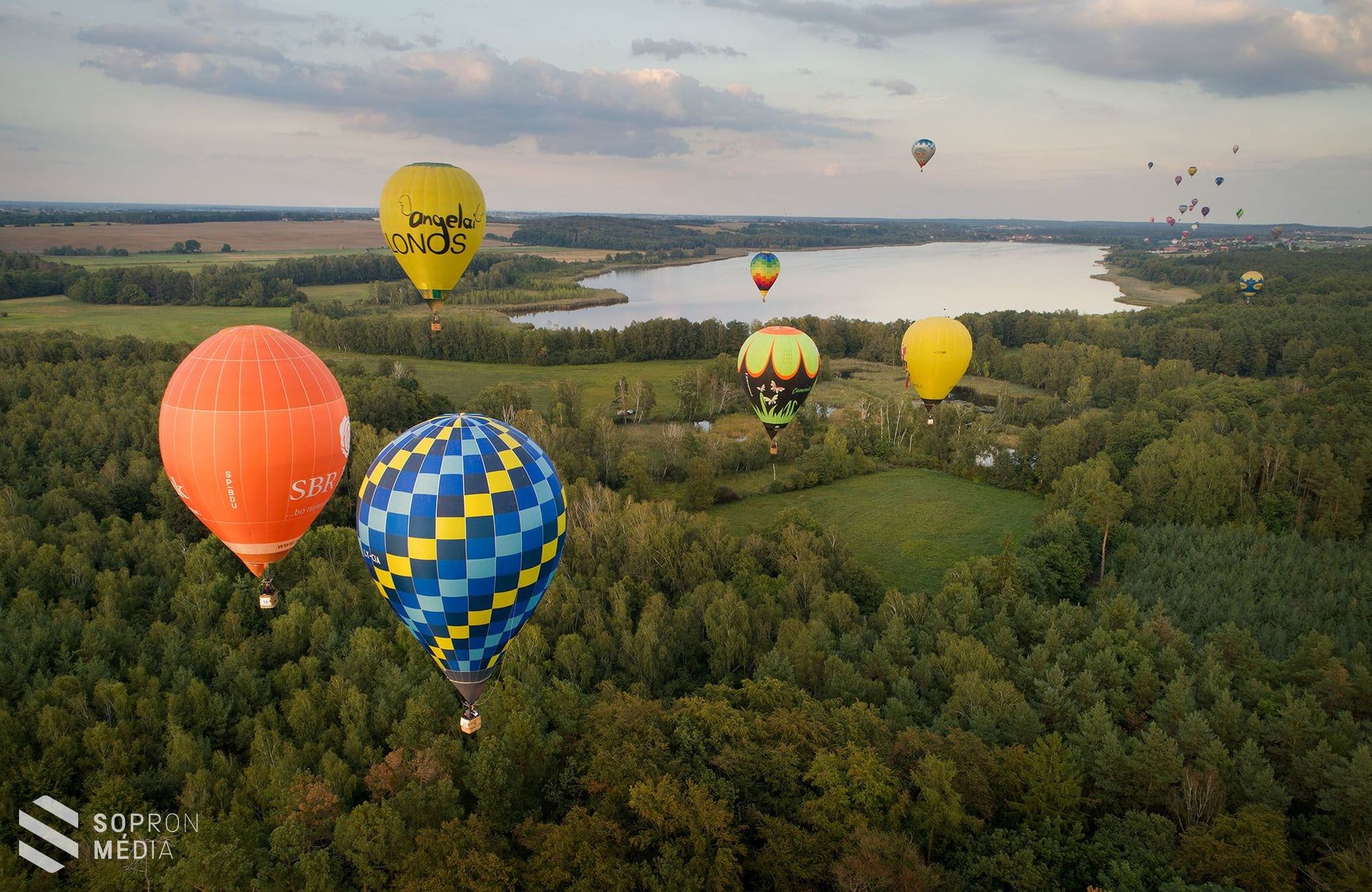 1000 méter magasan is szelik a hőlégballonok Sopron és környéke egét