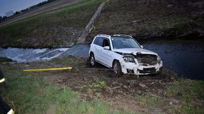 Patakba csúszott egy autó