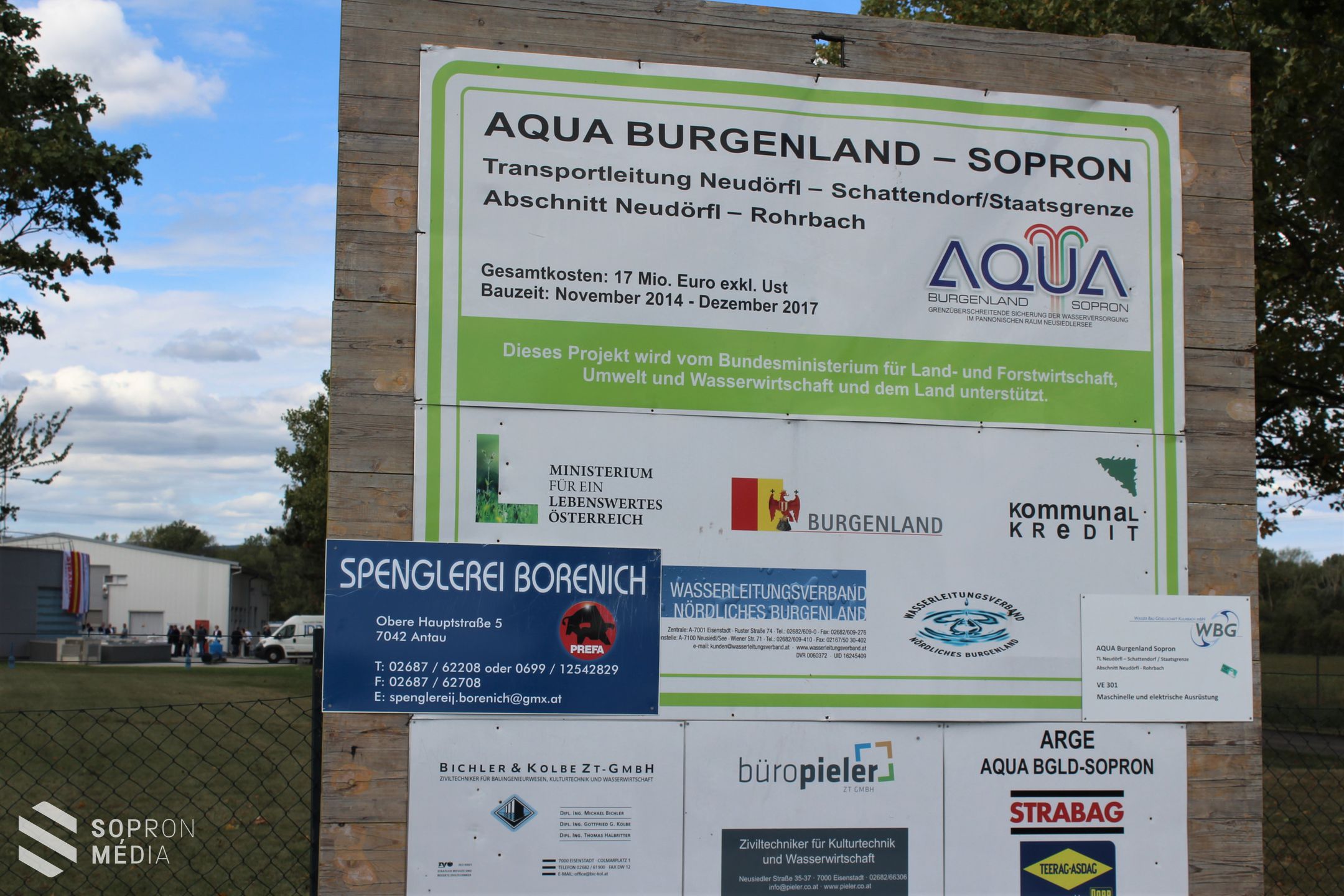 Lezárult az Aqua Burgenland-Sopron projekt első szakasza (galéria)