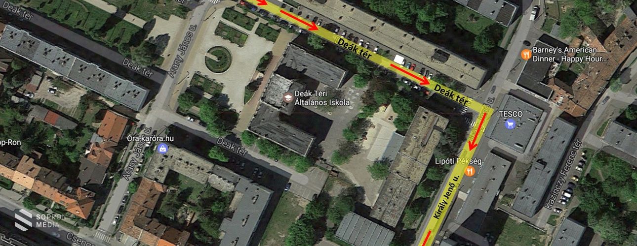 Figyelem! Forgalmi rendváltozás lesz a Deák tér-Király J. utca szakaszon