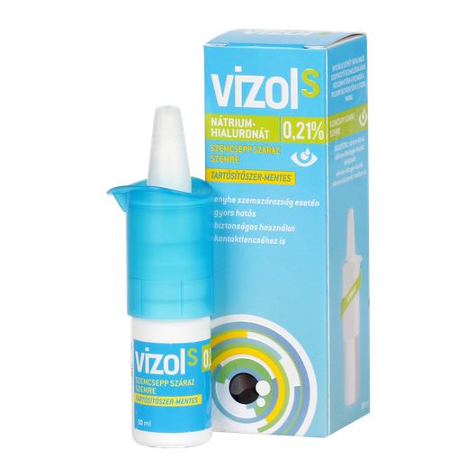 Vizol S 0,21% oldatos szemcsepp száraz szemre (10ml)