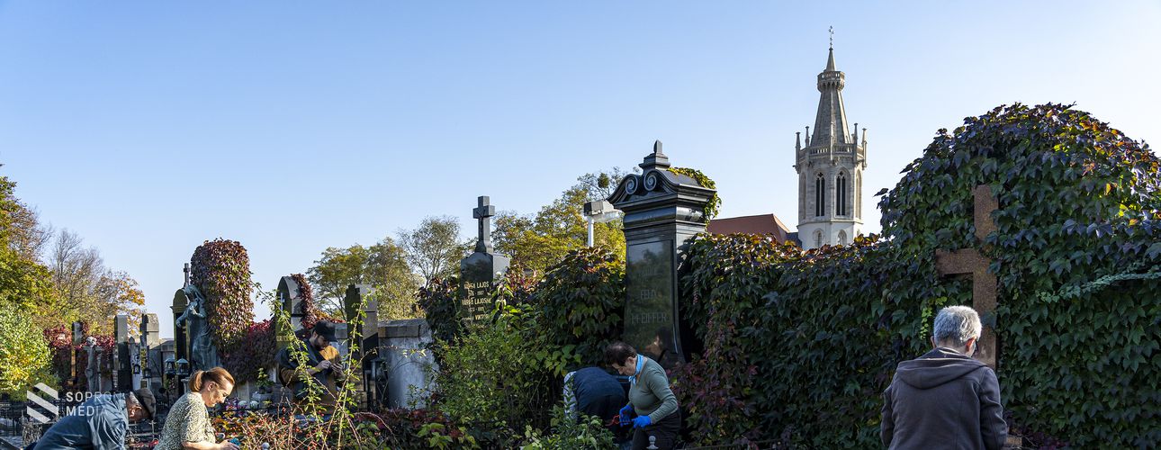 Elhagyatott sírok szépülnek Sopronban