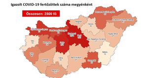 Meghalt 10 beteg és 2500-ra emelkedett a fertőzöttek száma Magyarországon