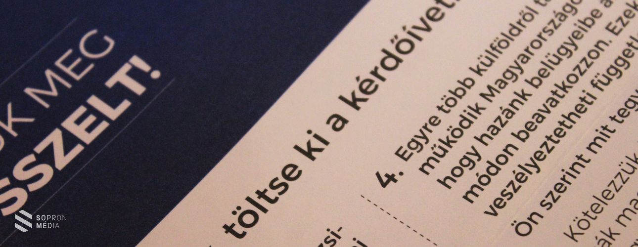 Nemzeti konzultáció Sopronban