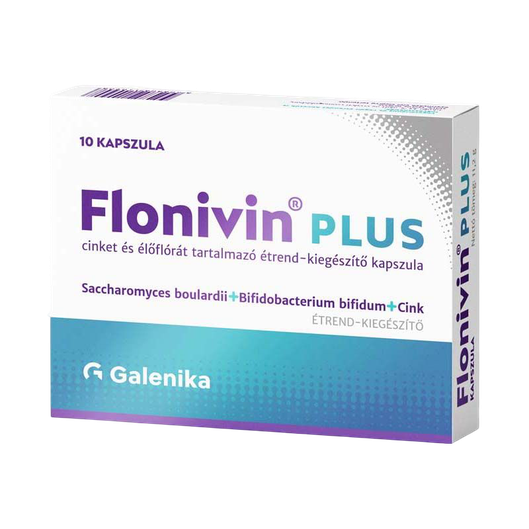 Flonivin Plus Cink élőflóra kapszula (10x)