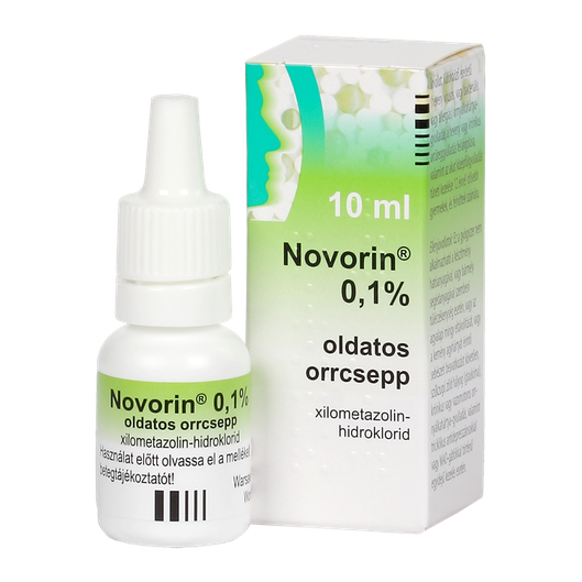 Novorin 0,1% oldatos orrcsepp (10ml)