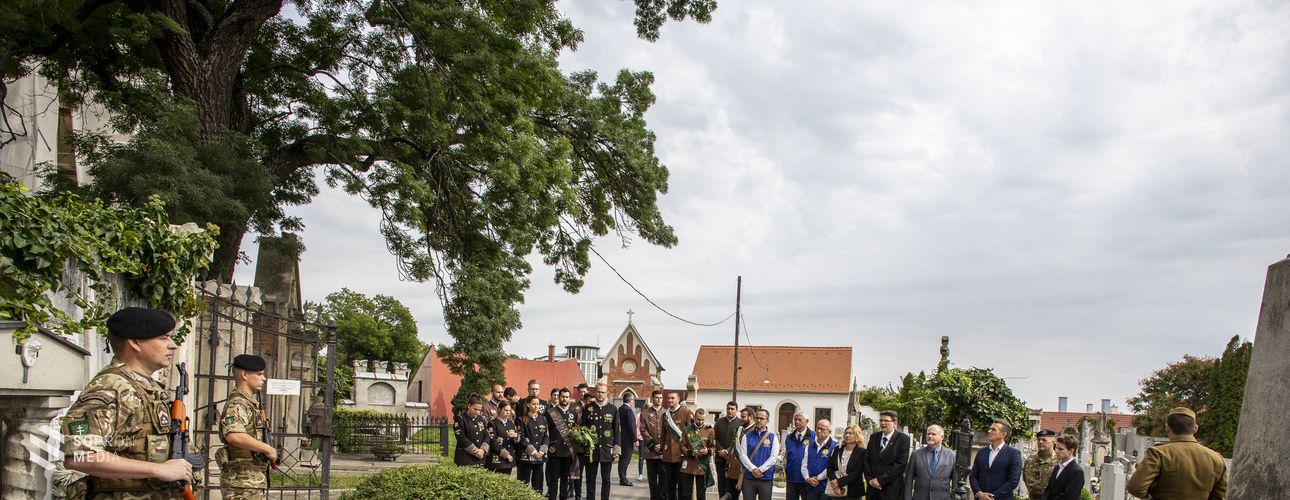 Az ágfalvi csata hőseire emlékeztek a Szent Mihály temetőben
